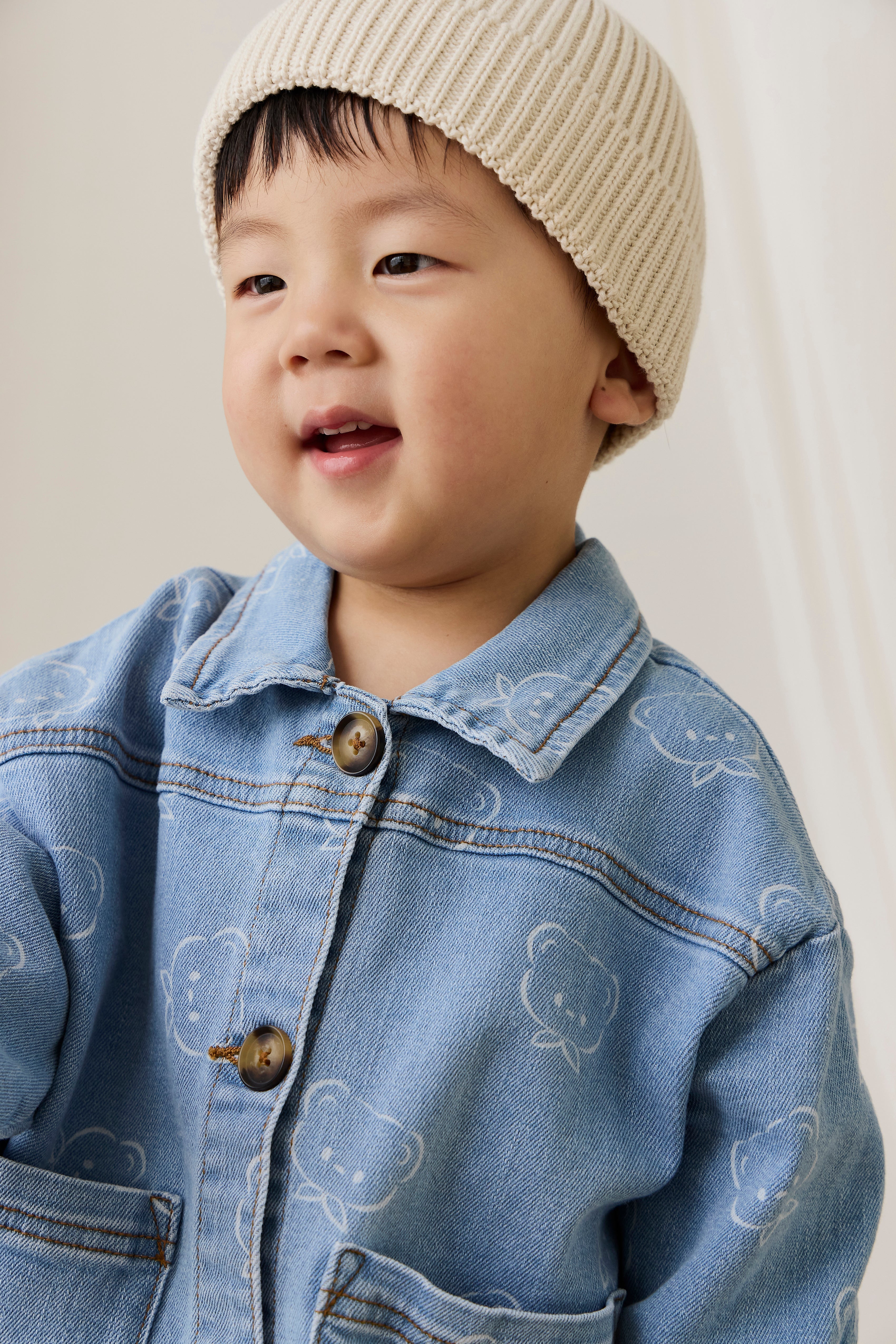 Veste classique en mélange de coton à rayures pour les fêtes, avec boutonnage sur le devant et coupe décontractée pour un look superposé au quotidien, tailles 6 mois à 8 ans