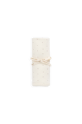 Couverture Bébé en Coton Bio 100% Crème Délcate Imprimé Cerises pour la Sieste et la Poussette 39x39
