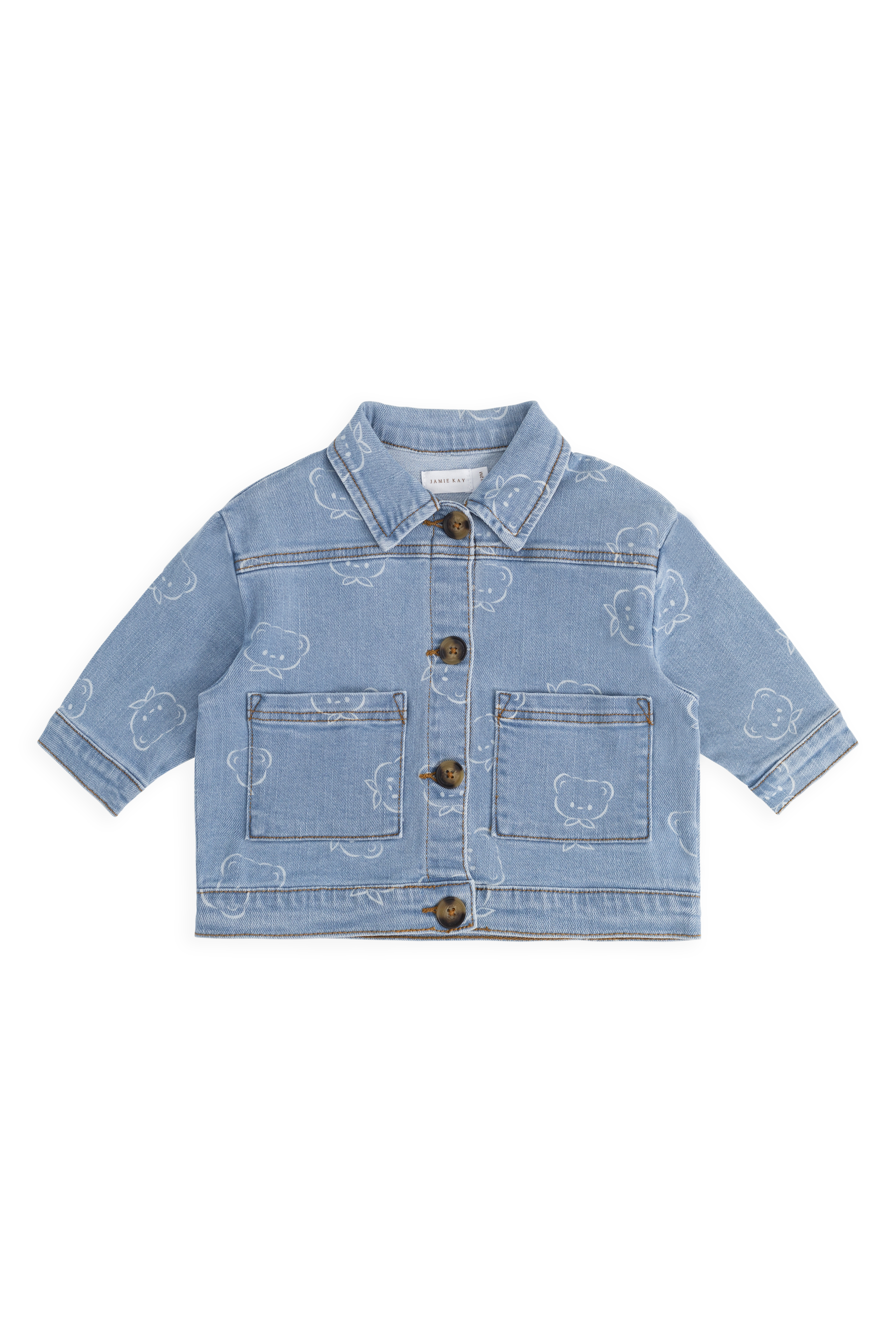 Veste classique en mélange de coton à rayures pour les fêtes, avec boutonnage sur le devant et coupe décontractée pour un look superposé au quotidien, tailles 6 mois à 8 ans