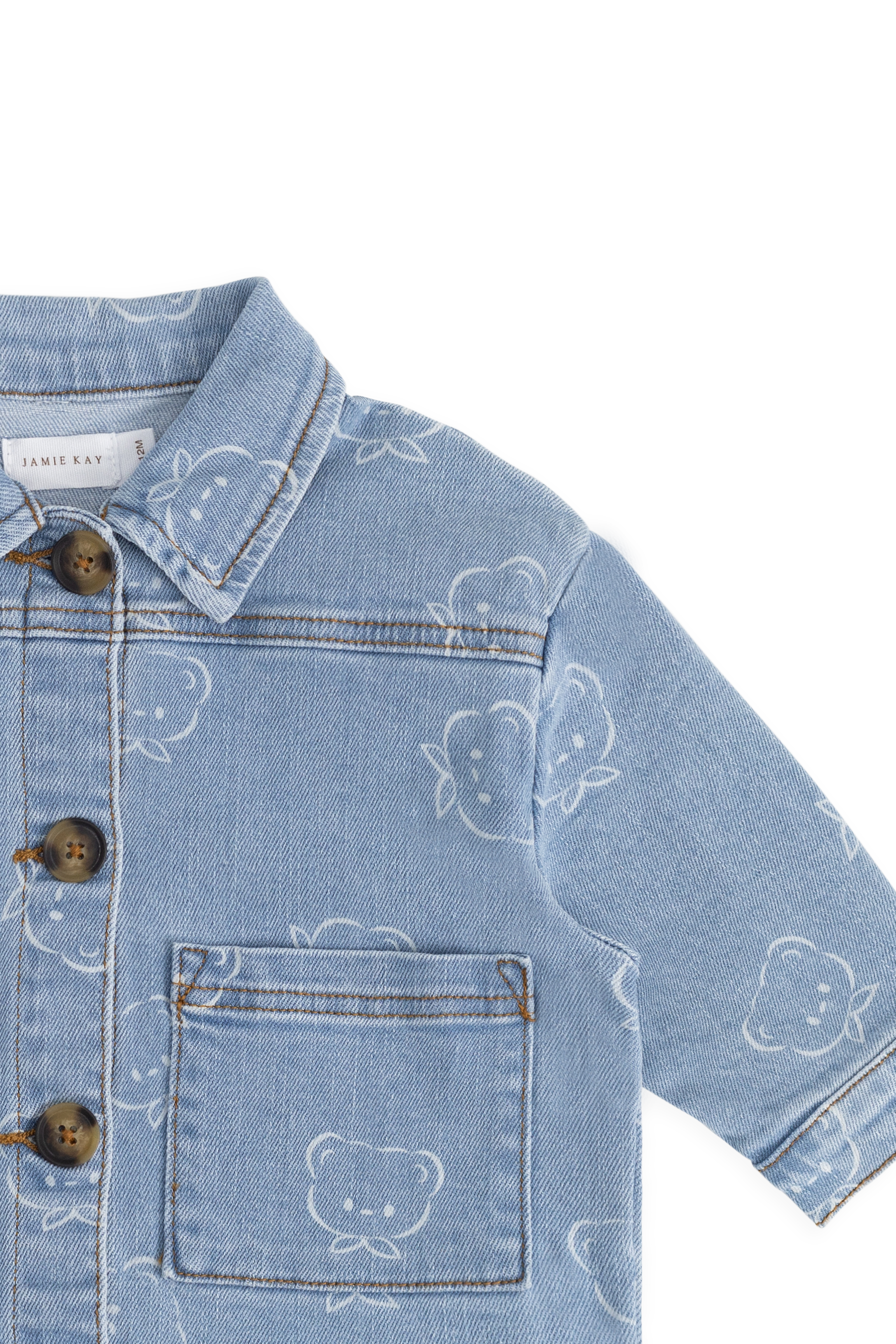 Veste classique en mélange de coton à rayures pour les fêtes, avec boutonnage sur le devant et coupe décontractée pour un look superposé au quotidien, tailles 6 mois à 8 ans